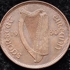 [#345] - Ireland 1930 | Irish 1/4d | Farthing | Woodcock | KM.1 | High Grade