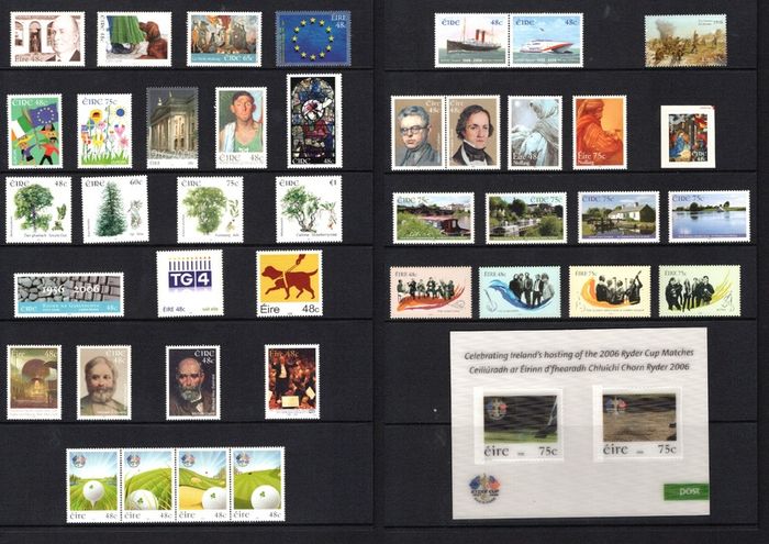 2006 Ireland Stamp Year Pack MNH. See scan for stamps included. All stamps Mint Never Hinged.