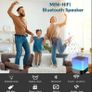 Wireless Bluetooth Speaker with Touch Control Bedside Lamp,Alarm Clock,MP3,Portable Smart LED Touch Sensor Table Lamp Dimmable RGB Multi-Color Changing Night Lights, All in 1 Image 2