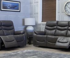 New 3+2 or 3+1+1 Leather Manual Recliner Sofa Set