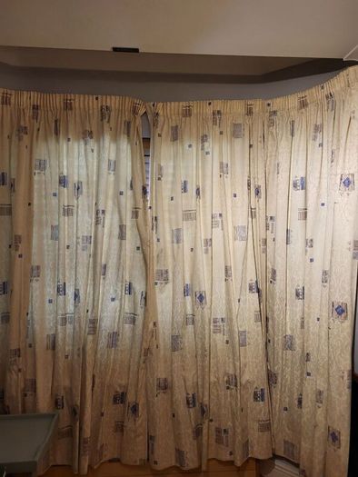 Sitting room curtains pencil pleats Michael Murphy