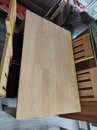 Solid wood table & chairs