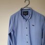 diesel boys shirt age 15 years blue ptp 20" like new Image 3