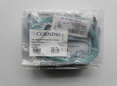 Corning LC Duplex OM3 50 125 Fiber Optic Patch Cables 5m