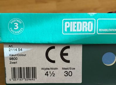 Piedro ortho boots size 30