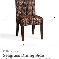 Pottery Barn dining chairs x6