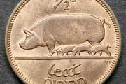 Ireland 1966  1/2 d  Half Penny  UNC
