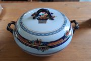 Cosol ware Tureen red blue and gold