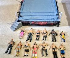 WWE Ring, Stage and 20 wrestlers