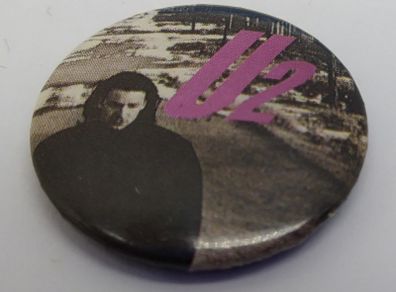 U2 Bono (Joshua Tree era) Metal Button Pin Badge