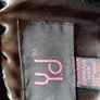 Black x small faux fur gilet Image 2