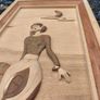Pair of Decorative Wooden Marquetry Panels Image 5