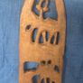 Hand-carved wooden wall hanging Image 2