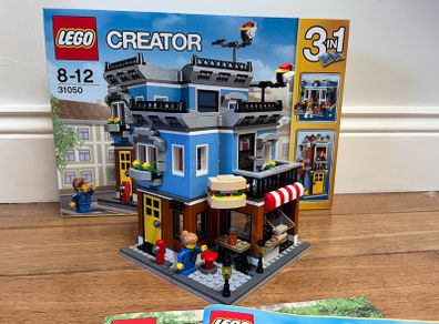 LEGO 31050 Corner Deli 100% Complete w/ Instructions & Figs
