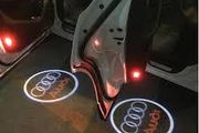 AUDI Car Door Logo Projector Light, 4pcs LED Car Welcome Lights Compatible for A1/A3/A4/A5/A6/A7/A8/Q2/Q3/Q4/Q5/Q6/Q7/Q8/TT/S1/S3/S4/S5/S6/S7/S8