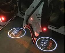 AUDI Car Door Logo Projector Light, 4pcs LED Car Welcome Lights Compatible for A1/A3/A4/A5/A6/A7/A8/Q2/Q3/Q4/Q5/Q6/Q7/Q8/TT/S1/S3/S4/S5/S6/S7/S8
