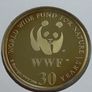 Chimpanzee Sierra Leone 1983 WWF coin stamp cover Pan Troglodytes Image 5