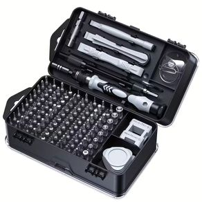 1 set 115-in-1 Precision Screwdriver Set, 115-in-1 Magnetic Repair Tool Kit, Anti-Slip Portable Tool Kit, Professional Screwdriver Tool Kit, Ergonomic Handle, Small Screwdriver for Mobile Phone, Computer, Watch, Laptop, Macbook, Glasses, Electronics