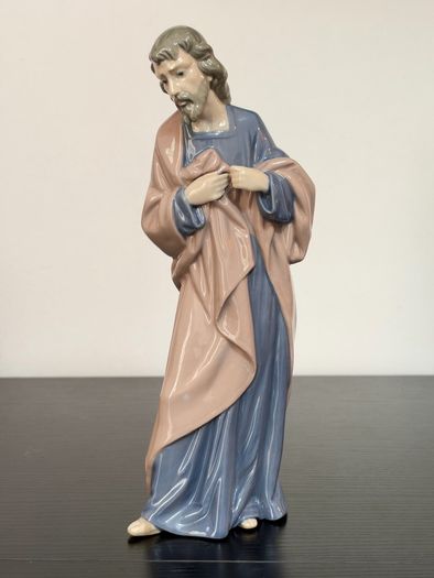 NAO By Lladro 4 Pcs Porcelain Nativity Set Mary - Joseph - Baby Jesus - Donkey