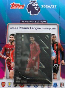 Hugo Ekitike Black Edge Edition Topps Flagship Edition Hobby Box 2026/27