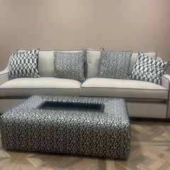 Custom 4 seater, 1 seater and footstool
