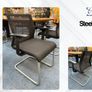 10 x Steelcase Black Meeting Chairs - Grade A Image 2
