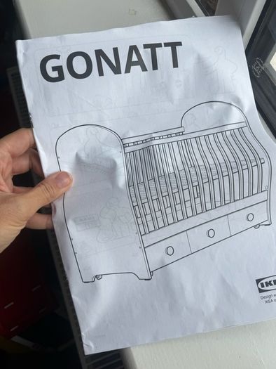 ikea cot & toddler bed