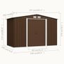 Garden Storage Shed Brown Image 9