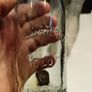 11 X Vintage Irish Clear Glass Bottles Image 8