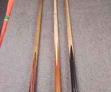 3 snooker ques 15 euro each