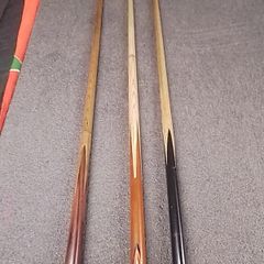 3 snooker ques 15 euro each