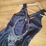 vintage karen millen embellished satin maxi dress occasion wedding party Image 8