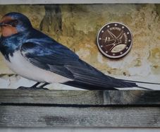 Estonia 2 Euro Base Metals Brilliant Uncirculated Coin 2023 - Barn Swallow - Estonian National Bird