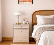 Vintage bedside lockers