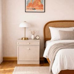 Vintage bedside lockers