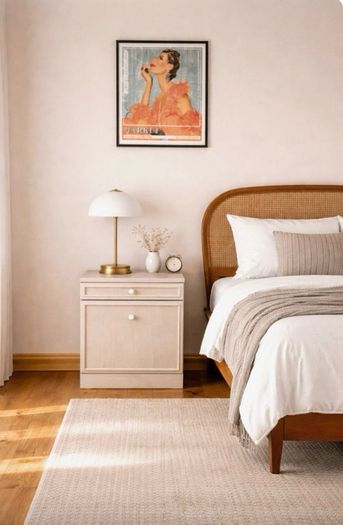 Vintage bedside lockers