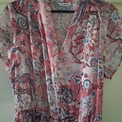 Punt Roma pink floral dress size medium