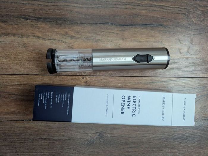 Mark & Graham Stainless Steel Electric Wine Opener