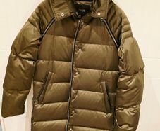 Maje long down coat XS
