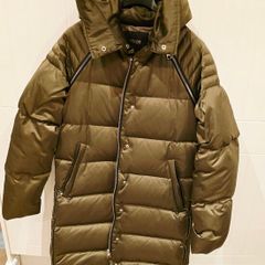 Maje long down coat XS