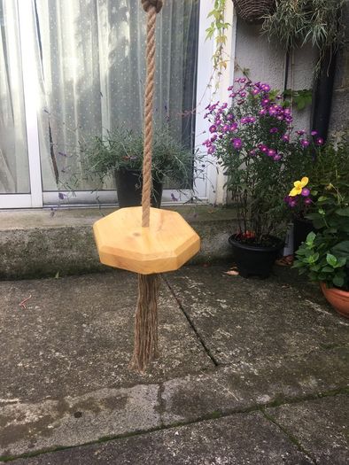 Kids swing, wooden indoor swing, handmade tree swing, children gift idea