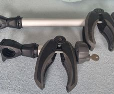 Thule bike rack 2 spare arms lockable with key