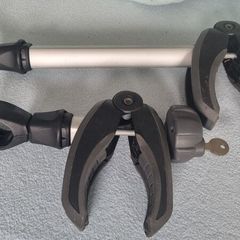 Thule bike rack 2 spare arms lockable with key