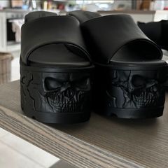 KILLSTAR doom platform sandal sliders