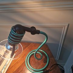 Vintage Esto Lamp, Italy, 1980s, Spiral base, Memphis style, designer lighting collection.