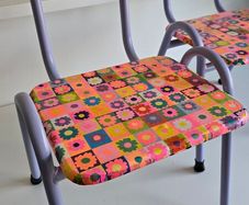Upcycled Vintage School Chairs