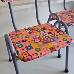 Upcycled Vintage School Chairs