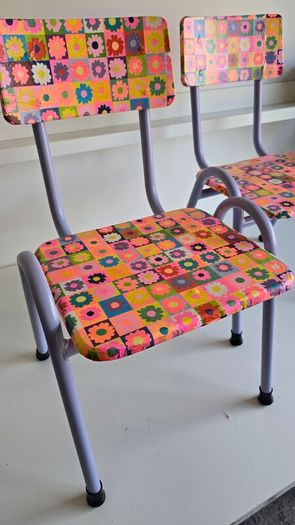 Upcycled Vintage School Chairs