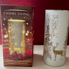 Led Reindeer White Christmas Lamp