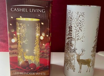 Led Reindeer White Christmas Lamp